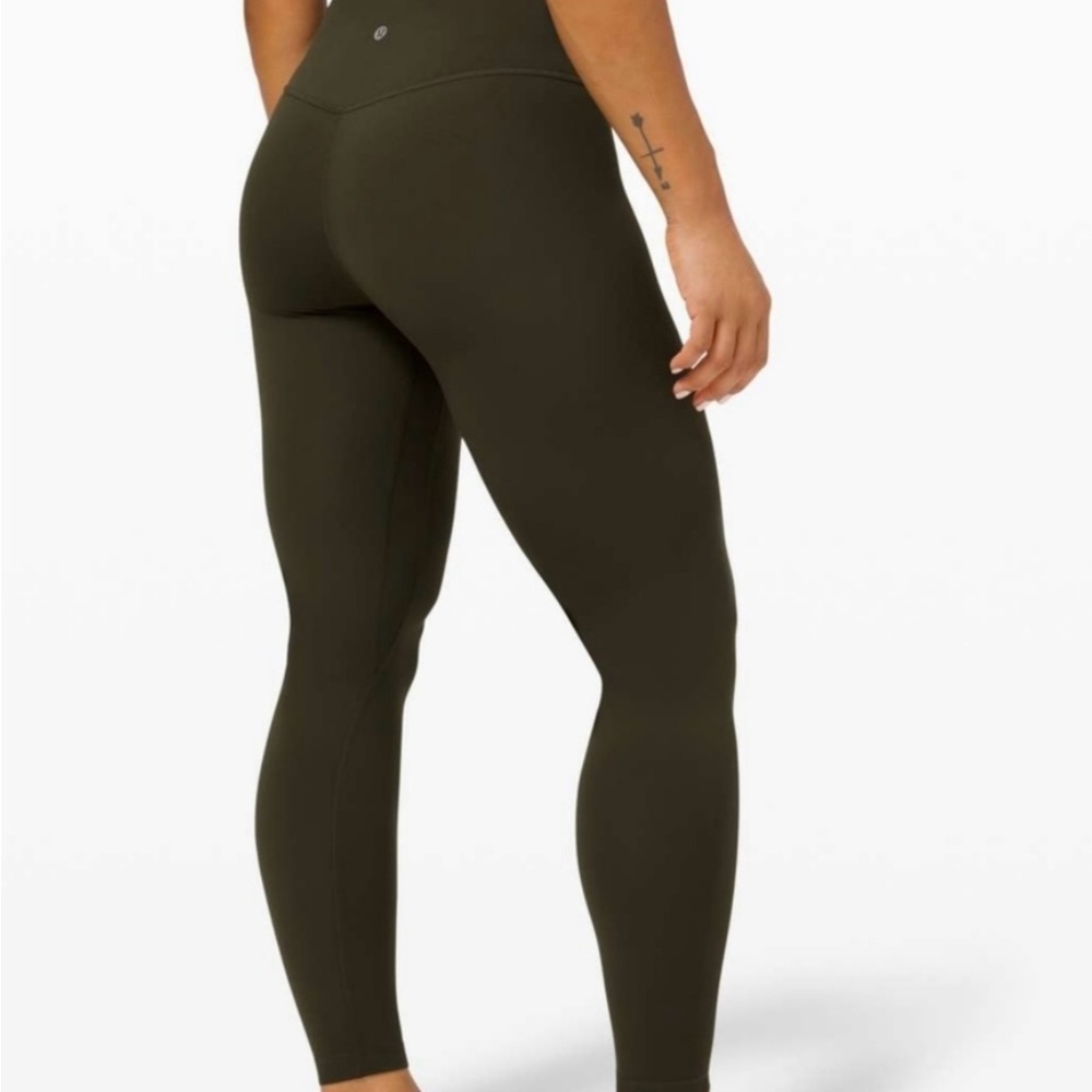 Lululemon Align 28” Olive Green Leggings